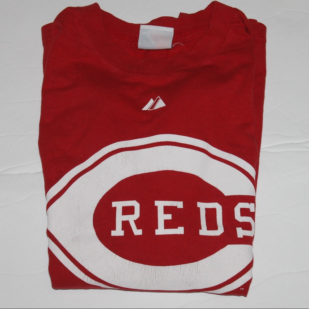 REDS BASEBALL LOGO TSHIRT
